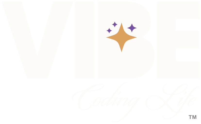 Vibe Coding Life Logo Design ho+vc+cg 2